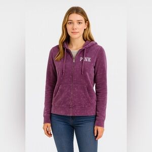 Victoria's Secret PINK Full-Zip Hoodie - Size Small